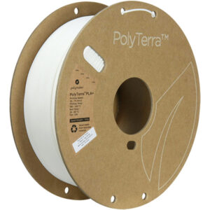 Polymaker-Filament – ​​PolyTerra PLA+ Weiß – 1,75 mm – 1 kg