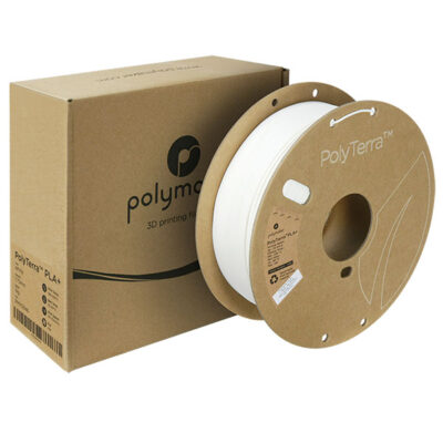 Polymaker Filament - PolyTerra PLA+ White - 1,75mm - 1KG