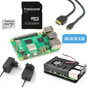 Raspberry Pi 5 8-GB-RAM-Kühlkörpergehäuse-Kit
