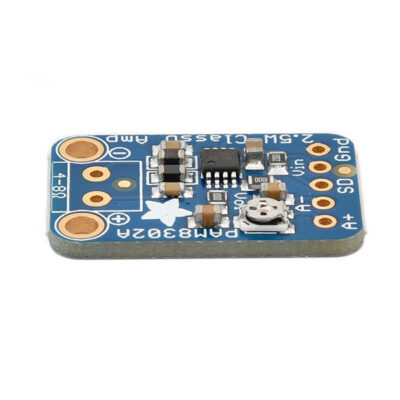 Achterkant Adafruit Mono 2.5W Class D Audio Versterker - PAM8302