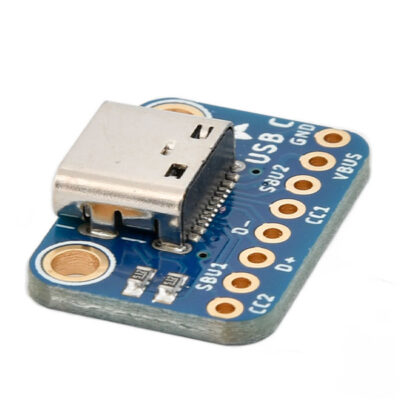 Zijkant Adafruit USB-C Breakout Board - Downstream Connection