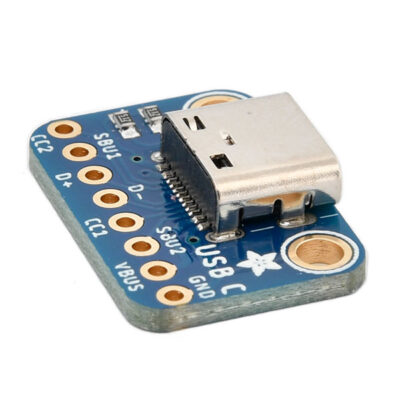 Zijkant Adafruit USB-C Breakout Board - Downstream Connection