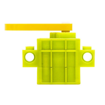 Zijkant ELECFREAKS 9g 360ᵒ Groene Building Blocks Servo