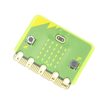 Voorkant ELECFREAKS Behuizing voor micro:bit V2 – Groen