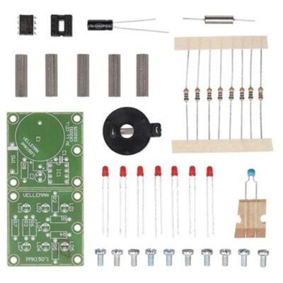 Overzicht Knipperende Leds - Soldeer Kit