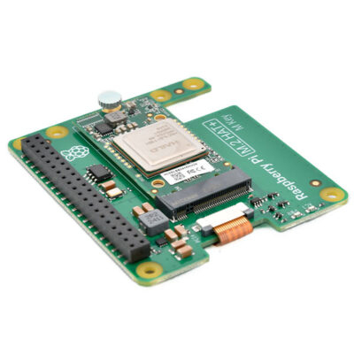 Linker zijkant Raspberry Pi AI Kit