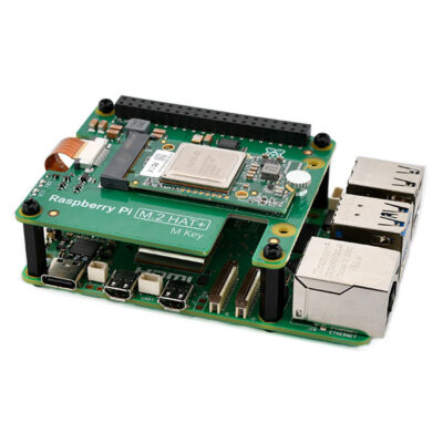 Raspberry Pi AI Kit bevestigd op een Raspberry Pi 5