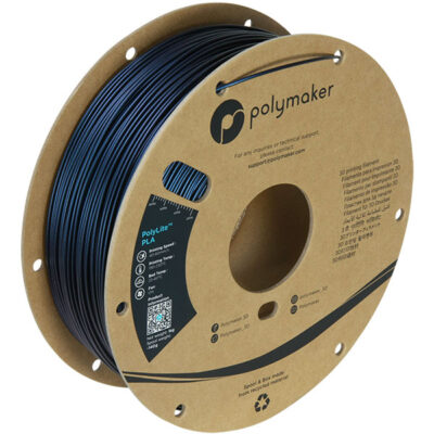 Zijkant Polymaker Filament - PolyLite PLA Sparlke Dark Blue - 1,75mm - 1KG