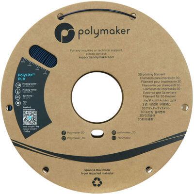 ZIjkant Polymaker Filament - PolyLite PLA Sparlke Dark Blue - 1,75mm - 1KG