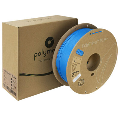 Polymaker Filament - PolyTerra PLA+ Blue- 1,75mm - 1KG doos