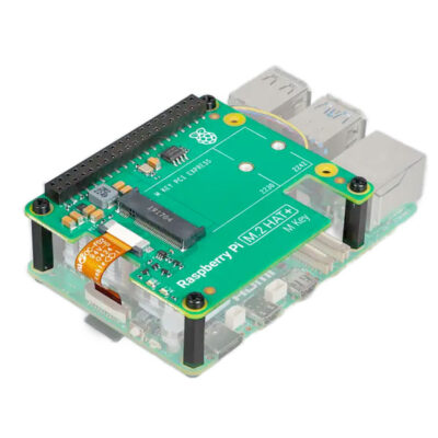 Raspberry Pi M.2 HAT+ op een Raspberry Pi 5