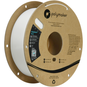 Polymaker Filament – PolySonic PLA White – 1,75mm – 1KG zijkant