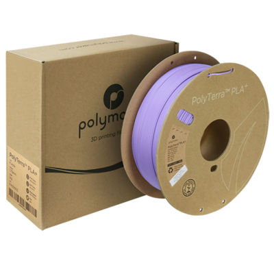 Polymaker Filament – PolyTerra PLA+ Purple – 1,75mm – 1KG met doos