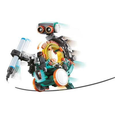 Educatieve bouwkit, robot, leren programmeren, 5-in-1, speelgoedrobot, STEM constructiespeelgoed