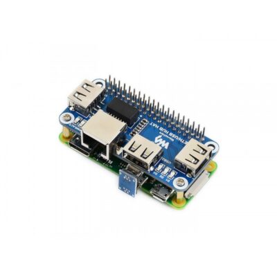 Gemonteerd Ethernet/USB HUB HAT - Raspberry Pi Zero