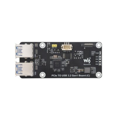 Bovenkant PCIe naar USB 3.2 Board - Raspberry Pi 5